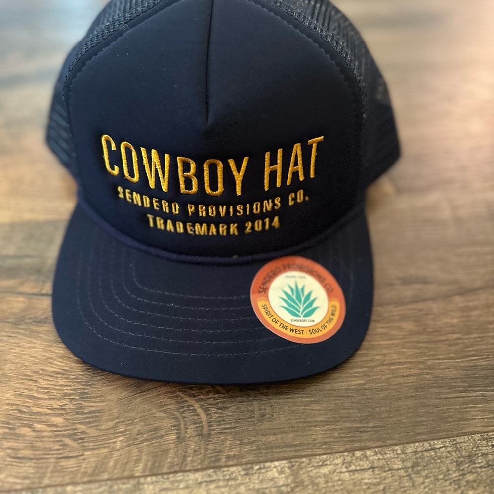Navy and Gold Trucker Hat